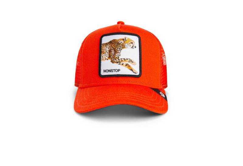 GOORIN Bros. Trucker Cap Goorin Bros. KIDS Trucker Cap The Nonstop Cheetah Mini BLAZE Orange (Basecap, Basecap, Meshcap, Trucker Kappe) Bedruckte Innenseite von GOORIN Bros.
