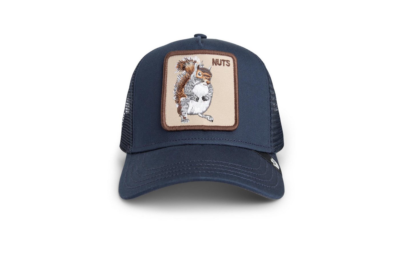 GOORIN Bros. Trucker Cap Goorin Bros. Kids Trucker Cap Nuts Mini Navy (Basecap, Basecap, Meshcap, Trucker Kappe) Bedruckte Innenseite von GOORIN Bros.