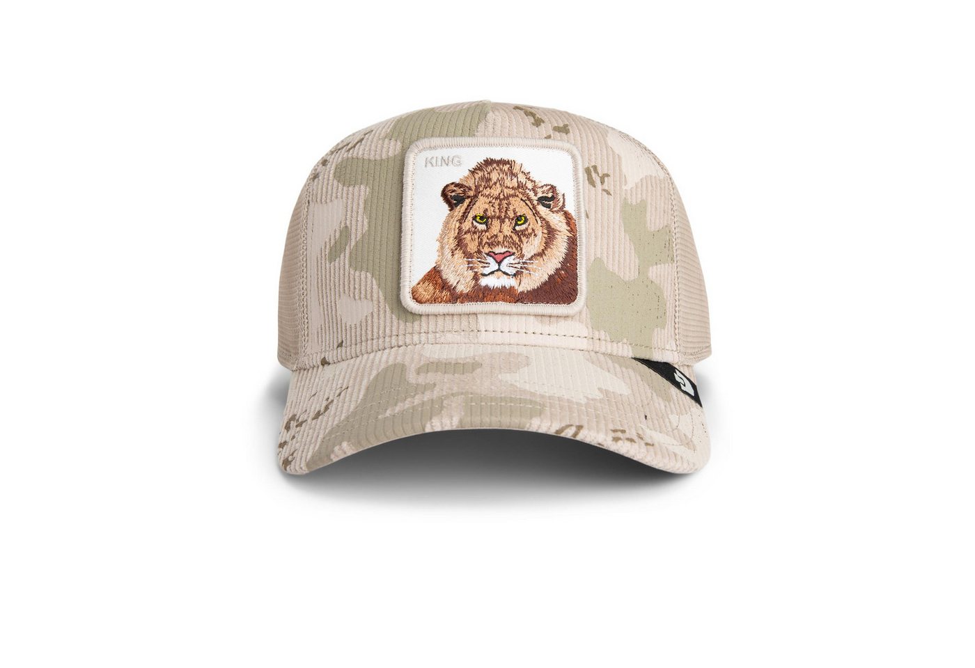 GOORIN Bros. Trucker Cap Goorin Bros. King Camo Trucker Cap - BISCUIT - Taupe (Basecap, Basecap, Meshcap, Trucker Kappe) von GOORIN Bros.