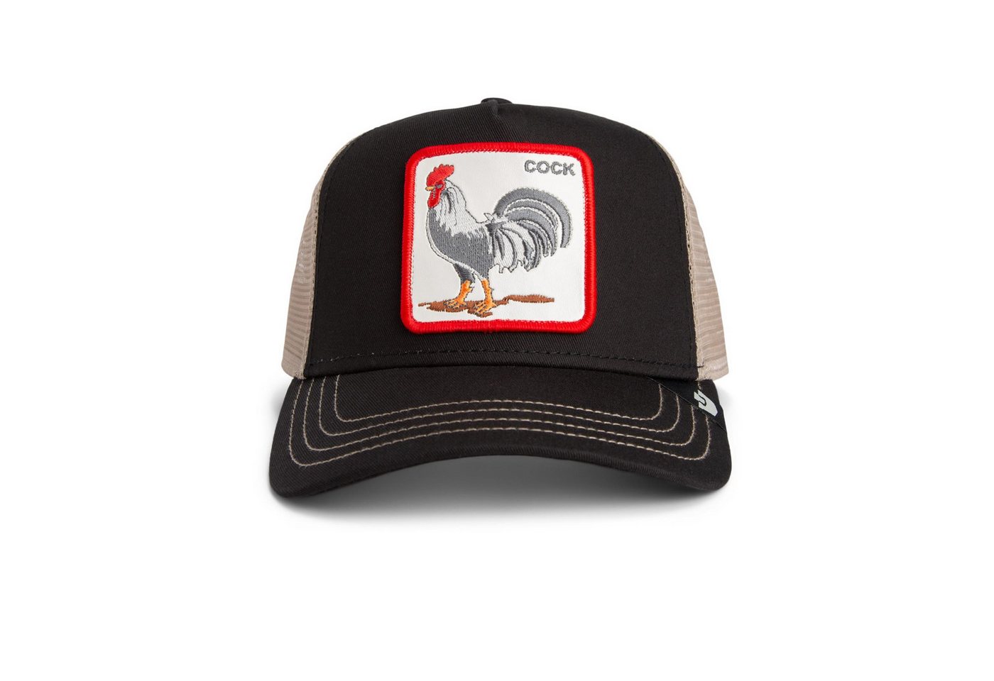 GOORIN Bros. Trucker Cap Goorin Bros. Rooster Trucker Cap Original Recipe black (Basecap, Meshcap, Trucker Kappe) von GOORIN Bros.