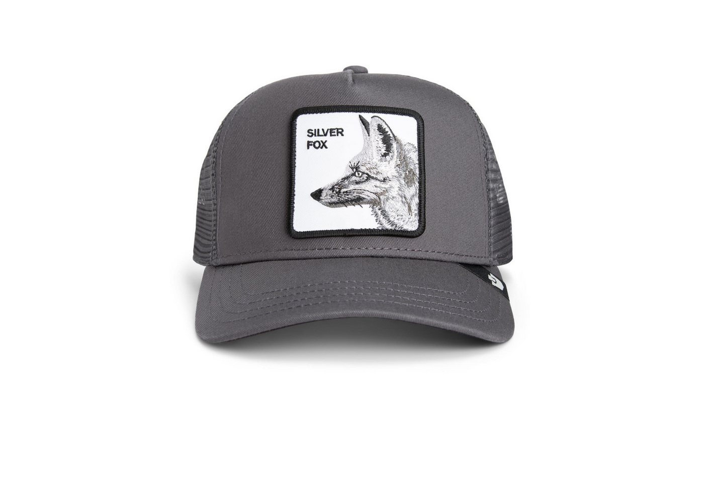 GOORIN Bros. Trucker Cap Goorin Bros. Silver Foxxx Trucker Cap Original Recipe charcoal (Basecap, Meshcap, Trucker Kappe) von GOORIN Bros.