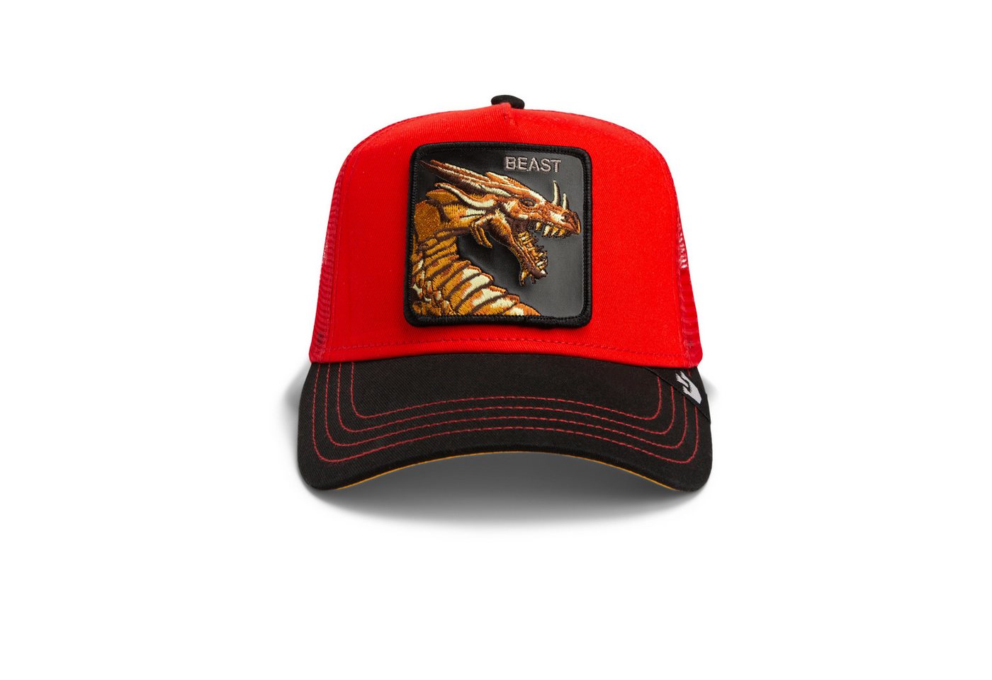 GOORIN Bros. Trucker Cap Goorin Bros. The Dragon Beast Trucker Cap Core Sport Red (Basecap, Meshcap, Trucker Kappe) von GOORIN Bros.
