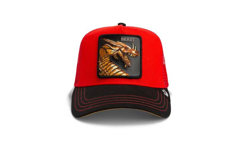 GOORIN Bros. Trucker Cap Goorin Bros. The Dragon Beast Trucker Cap Core Sport Red (Basecap, Meshcap, Trucker Kappe) von GOORIN Bros.