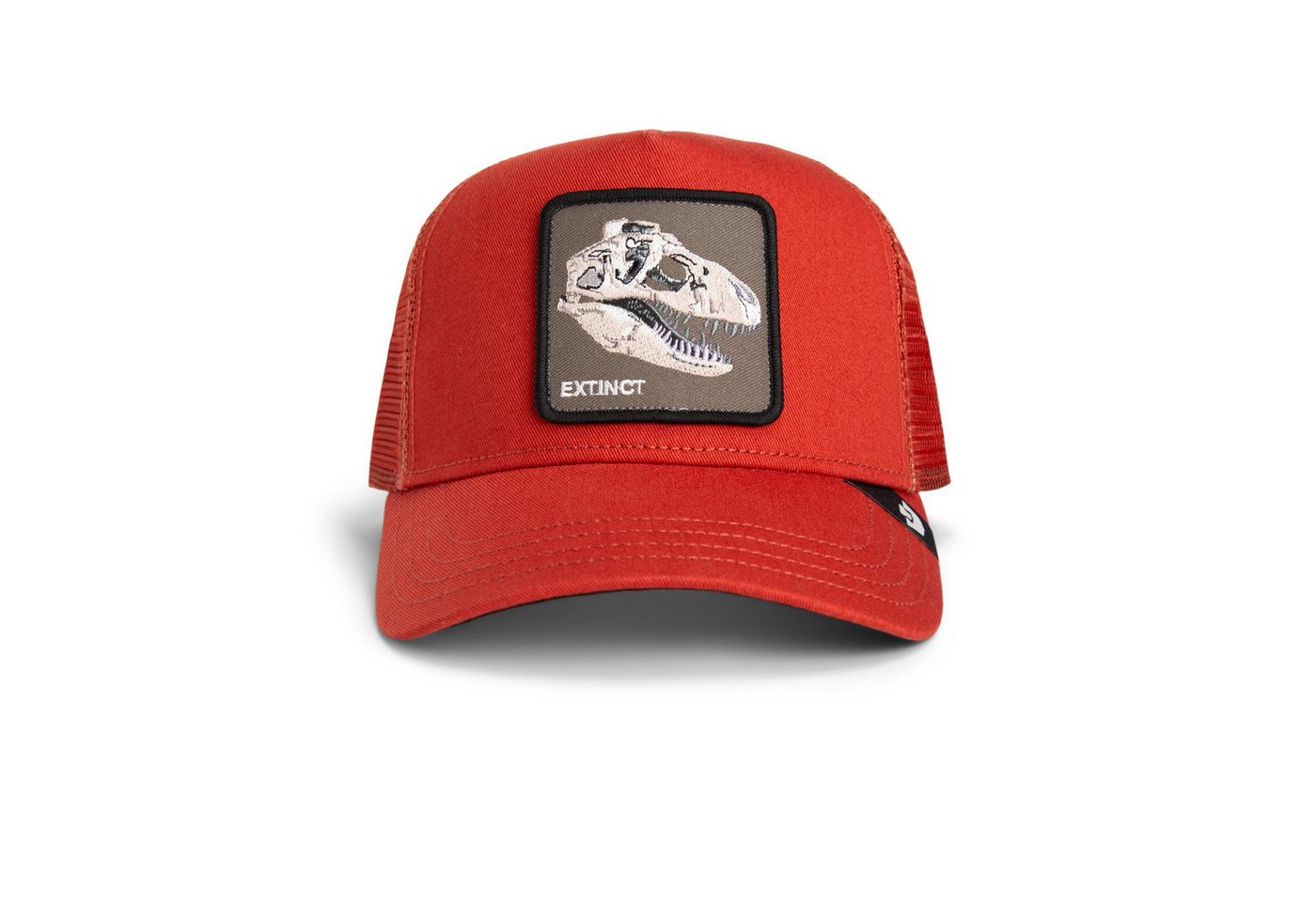 GOORIN Bros. Trucker Cap Goorin Bros. The Extinct Skull Trucker Cap - SOLAR - Rust (Basecap, Basecap, Meshcap, Trucker Kappe) von GOORIN Bros.