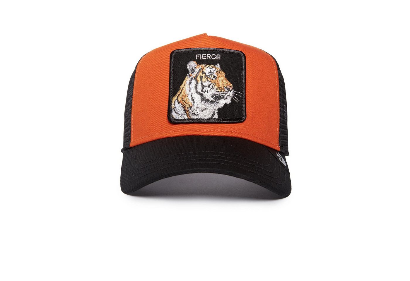 GOORIN Bros. Trucker Cap Goorin Bros. The Fierce Tiger Fab Farm Trucker Cap Orange (Basecap, Meshcap, Trucker Kappe) von GOORIN Bros.