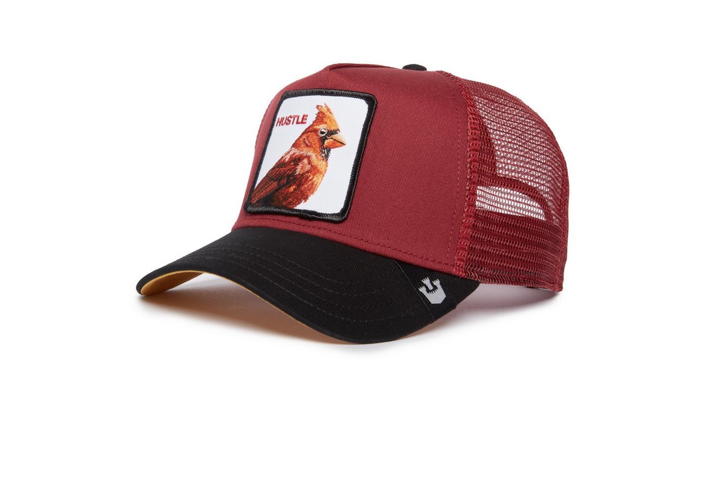 GOORIN Bros. Trucker Cap Goorin Bros. The Hustle Bird Fab Farm Trucker Cap Burgundy (Basecap, Meshcap, Trucker Kappe) von GOORIN Bros.