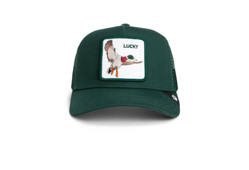 GOORIN Bros. Trucker Cap Goorin Bros. The Lucky Duck Trucker Cap Original Recipe dark green (Basecap, Meshcap, Trucker Kappe) von GOORIN Bros.