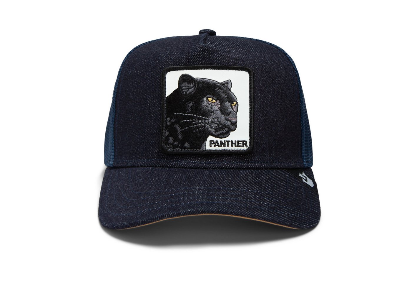 GOORIN Bros. Trucker Cap Goorin Bros. The Panther Trucker Cap The Farm Animal Denim (Basecap, Meshcap, Trucker Kappe) von GOORIN Bros.