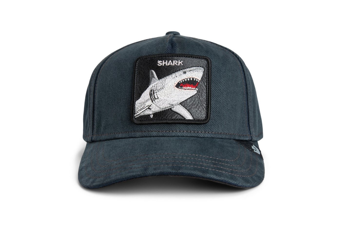 GOORIN Bros. Trucker Cap Goorin Bros. Trucker Cap Smurf VOID Black (Basecap, Basecap, Fulltrucker Kappe, Trucker Kappe) Goorin Logo Button von GOORIN Bros.