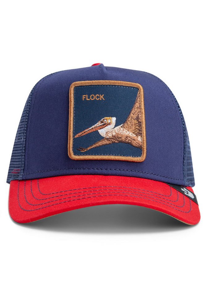 GOORIN Bros. Trucker Cap Goorin Bros. Trucker Cap The Flocking Bird Red Dunkeblau von GOORIN Bros.