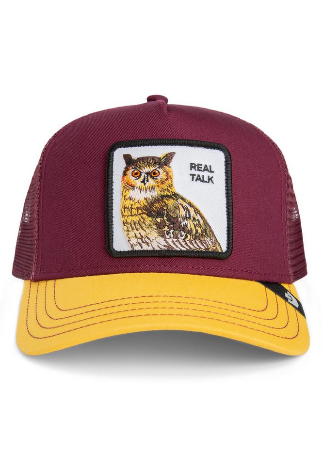 GOORIN Bros. Trucker Cap Goorin Bros. Trucker Cap The Real Talk Owl Weinrot Gelb von GOORIN Bros.