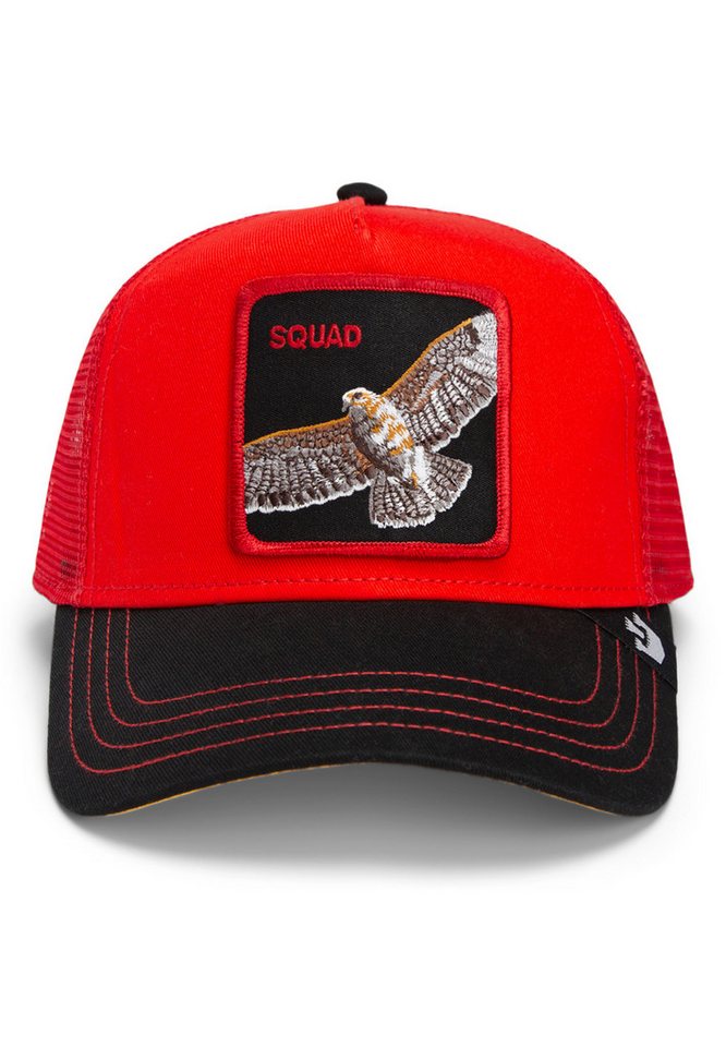 GOORIN Bros. Trucker Cap Goorin Bros. Trucker Cap The Squad Bird Red Rot Schwarz von GOORIN Bros.