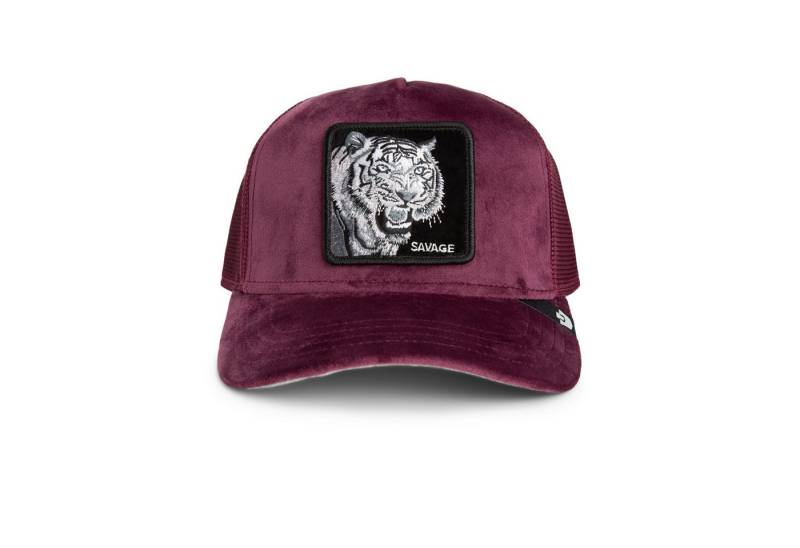 GOORIN Bros. Trucker Cap Goorin Bros. Velour Tiger Trucker Cap DESIRE Maroon Red (Basecap, Basecap, Meshcap, Trucker Kappe) von GOORIN Bros.