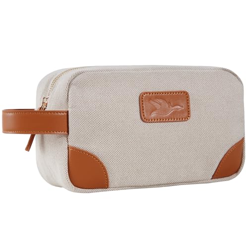 GOOSERIDE Kleine Make-up-Tasche für Damen und Herren, niedliche Kosmetiktasche für Reisen, Mehrzweck-Make-up-Tasche aus Segeltuch für Zubehör, Mini-Make-up-Geldbörse mit Reißverschluss und GOOSERIDE Kleine Make-up-Tasche für Damen und Herren, niedliche Kosmetiktasche für Reisen, Mehrzweck-Make-up-Tasche aus Segeltuch für Zubehör, Mini-Make-up-Geldbörse mit Reißverschluss und von GOOSERIDE