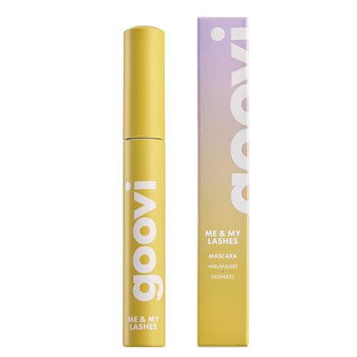 GOOVI Me & My Lashes Mascara - natürlich verlängerte Wimpern - für den perfekten Push-up-Look - schwarz - 12ml von GOOVI