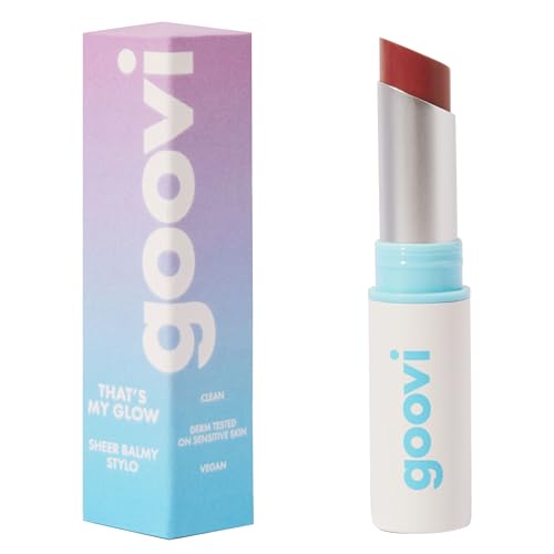 GOOVI That's My Glow Tinted Lip Balm – Getönter, pflegender Lippenbalsam mit Meeresalgenextrakt - pflegend & glänzend - 2,5g von GOOVI