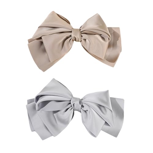 Große Haarschleifen für Frauen, Satin-Schleife, Haarspangen, französischer süßer Haarschmuck für alle Frisuren von GOOWEAYY