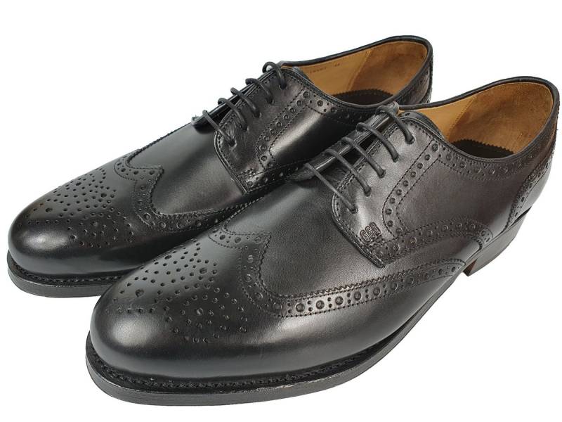 GORDON & BROS G&B-2318-LEVET Budapester Kalbsleder, Goodyear Welted Rahmengenäht, Ledersohle von GORDON & BROS