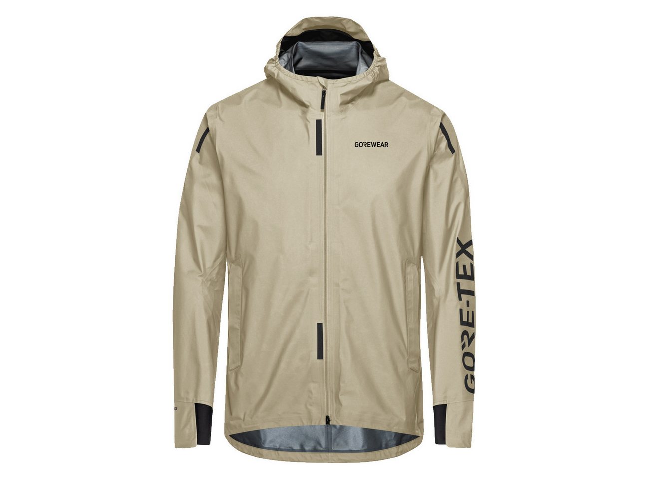 GORE® Wear Laufhose Gore Wear Concurve GORE-TEX Logo Jacket Herren Tech Beige Black von GORE® Wear