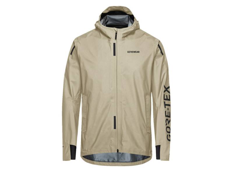 GORE® Wear Laufhose Gore Wear Concurve GORE-TEX Logo Jacket Herren Tech Beige Black von GORE® Wear