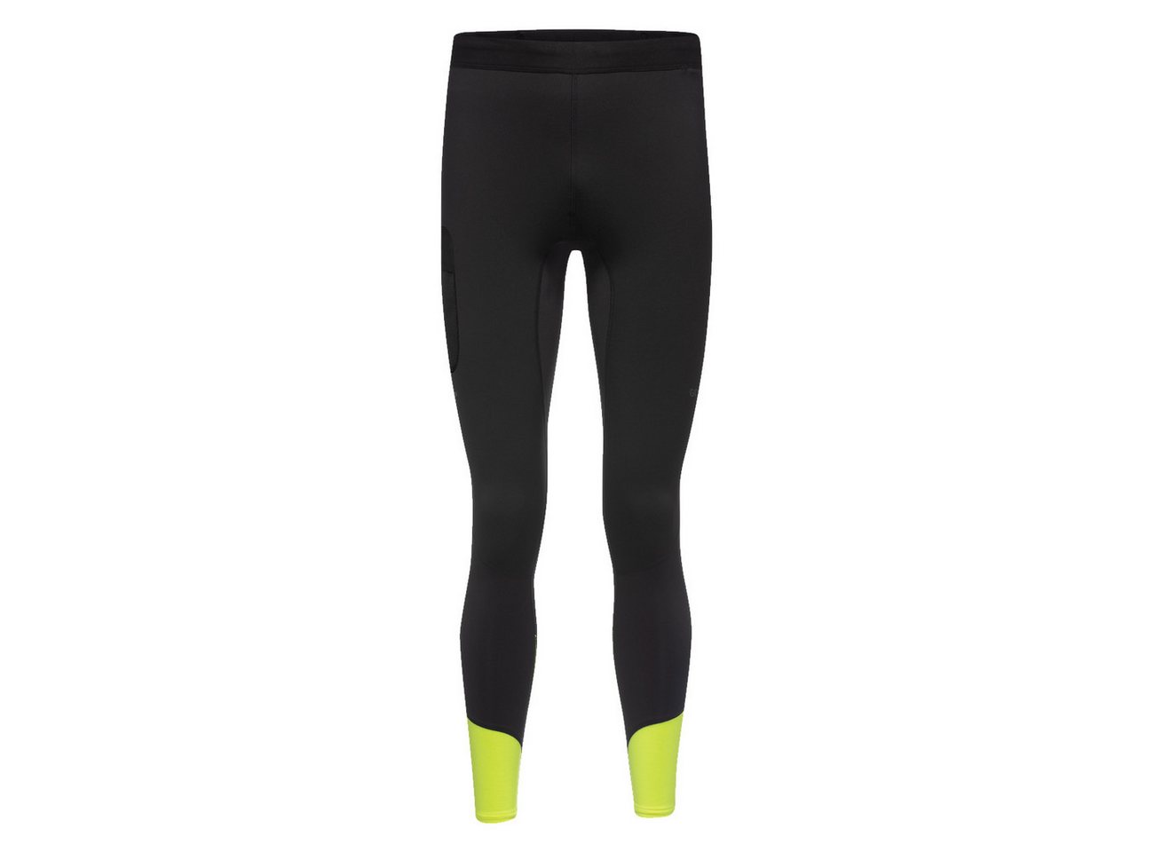 GORE® Wear Laufhose Gore Wear Concurve Thermo Hybrid Tights Herren Black Neon Yellow von GORE® Wear