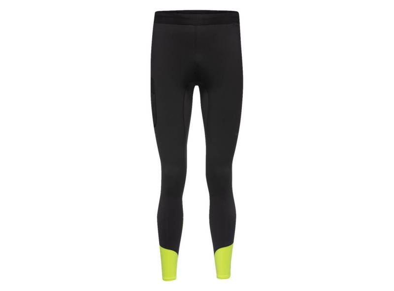GORE® Wear Laufhose Gore Wear Concurve Thermo Hybrid Tights Herren Black Neon Yellow von GORE® Wear