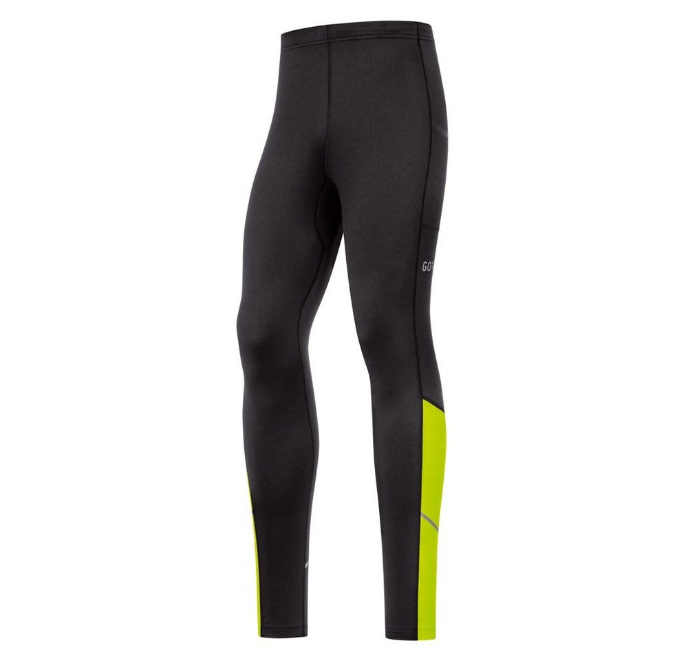 GORE® Wear Laufhose Gore Wear R3 Thermo Tights Herren Black Neon Yellow von GORE® Wear