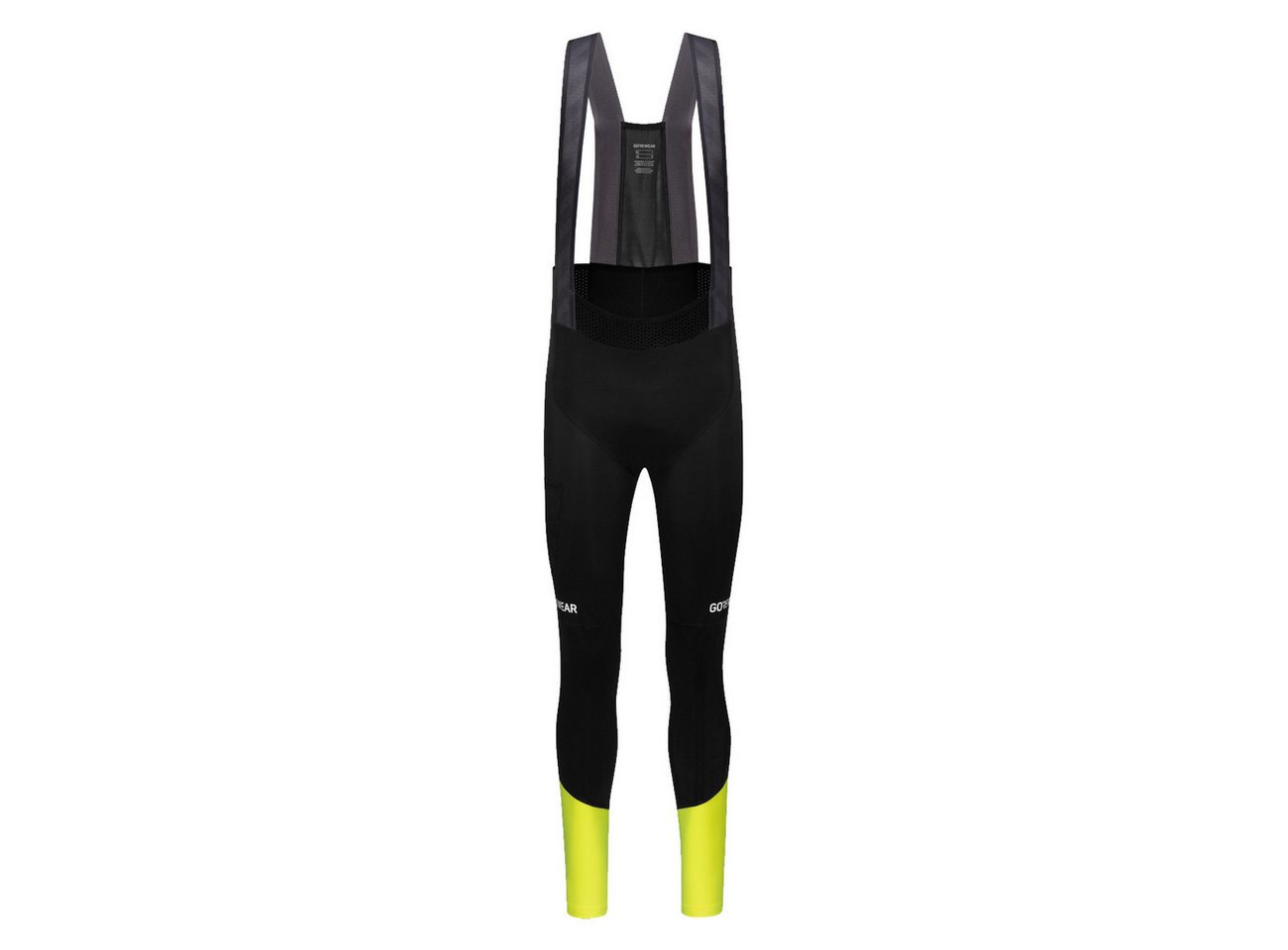 GORE® Wear Laufhose Gore Wear Spinshift Thermo Bib Tights+ Herren Black Neon Yellow von GORE® Wear