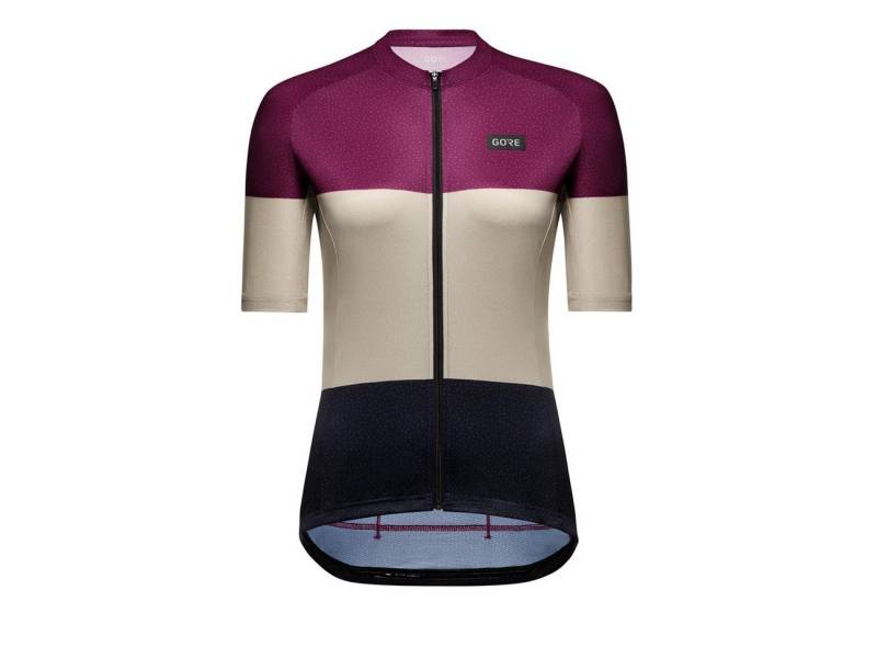 GORE® Wear Radtrikot Gore Wear Spirit Stripes Jersey Damen Process Purple Tech Beige S von GORE® Wear