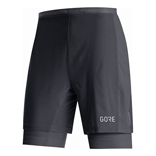 Gore Wear Herren Laufshorts R5 2in1 schwarz (200) XL von GORE WEAR