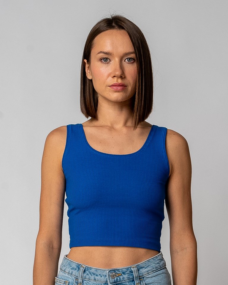 GORG Crop-Top Damen Geripptes Cropped Top aus Bio-Baumwolle & TENCEL Modal von GORG