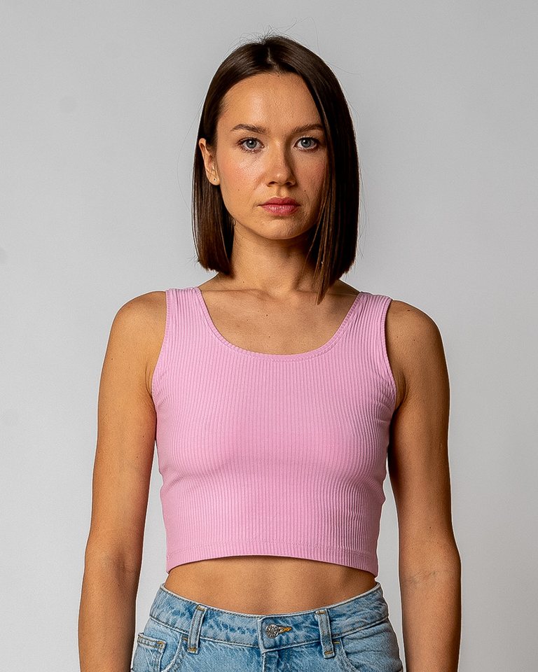 GORG Crop-Top Damen Geripptes Cropped Top aus Bio-Baumwolle & TENCEL Modal von GORG