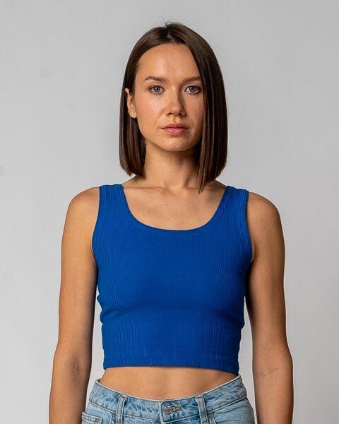 GORG Damen Geripptes Cropped Top aus Bio-Baumwolle & TENCEL Modal von GORG
