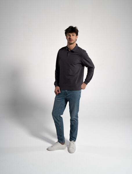 GORG Herren Langarm Poloshirt aus Bio-Baumwolle von GORG