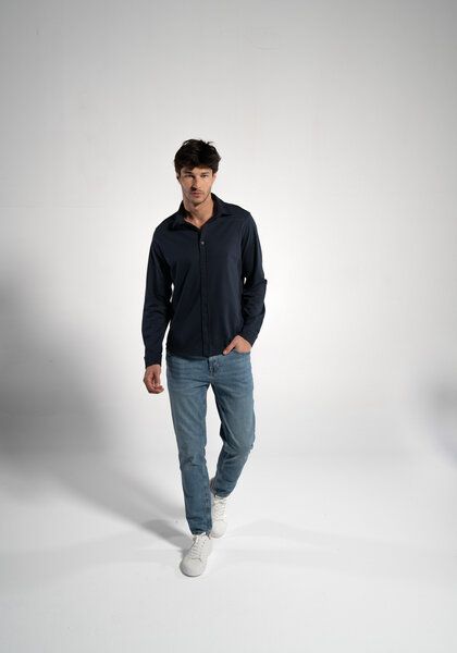 GORG Herren Piqué-Langarmhemd aus Bio-Baumwolle GORG Herren Piqué-Langarmhemd aus Bio-Baumwolle von GORG
