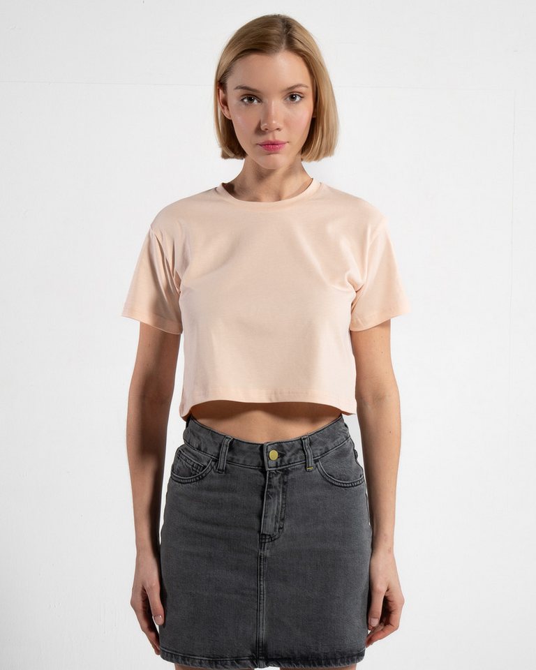 GORG Kurzarmshirt Cropped Damen-T-Shirt aus Bio-Baumwolle – GOTS-zertifiziert von GORG