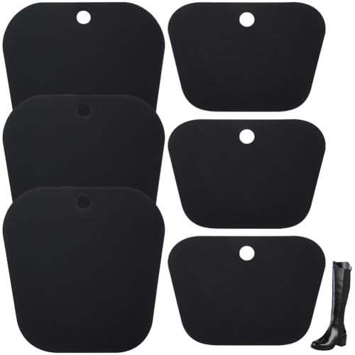 GORGECRAFT 6Stk 2 Größen Wiederverwendbare Stiefel Hohe Unterstützung Stiefelformer Formeinsätze Atmungsaktiver PVC-Kunststoff Stand-Up-Formhalter Für alle Arten von Stiefeln Herren Und Damen Schwarz von GORGECRAFT