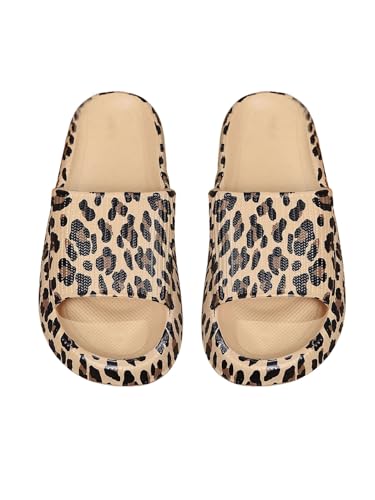 GORGLITTER Damen Offene Sandalen Flache Sandalette Modische Hausschuhe Strandsandalen Urlaubssandalen Freizeitsanelen Flip Flops Leo CN36/37 GORGLITTER Damen Offene Sandalen Flache Sandalette Modische Hausschuhe Strandsandalen Urlaubssandalen Freizeitsanelen Flip Flops Leo CN36/37 von GORGLITTER