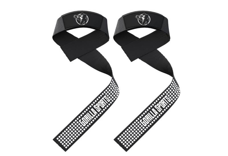 GORILLA SPORTS Bandage Zughilfen - 2er Set, Gepolstert, Antirutsch - Lifting Straps (1-tlg) von GORILLA SPORTS