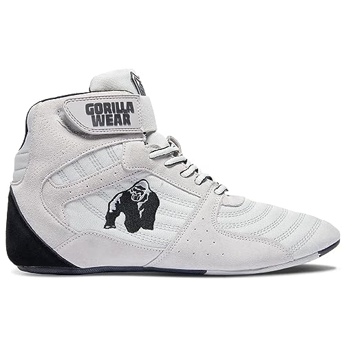 Gorilla Wear Perry High Tops Pro - weiß - Bodybuilding und Fitness Schuhe für Damen und Herren, 38 von Gorilla Wear