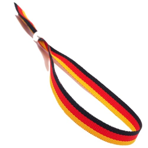 GOS Best Supplies Deutschland Fanartikel Armband Stoffbänder - für Herren, Damen & Kinder - Sportfan - Deutschland Flagge GOS Best Supplies Deutschland Fanartikel Armband Stoffbänder - für Herren, Damen & Kinder - Sportfan - Deutschland Flagge von GOS Best Supplies