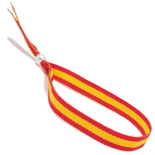 GOS Best Supplies Armband aus Stoff, Farben der spanischen Flagge, 1 Armband, 32 cm x 1 cm GOS Best Supplies Armband aus Stoff, Farben der spanischen Flagge, 1 Armband, 32 cm x 1 cm von GOS Best Supplies
