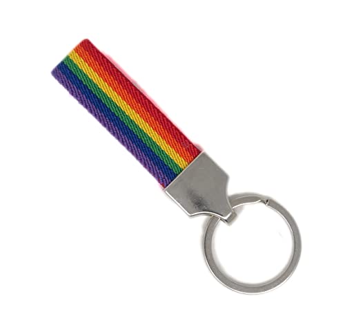 Schlüsselanhänger Regenbogen für Herren und Damen, LGTBI LGBTQ Pride Accessoires Keychain von GOS Best Supplies