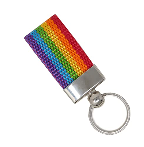 Schlüsselanhänger Regenbogen für Herren und Damen, LGTBI LGBTQ Pride Accessoires von GOS Best Supplies