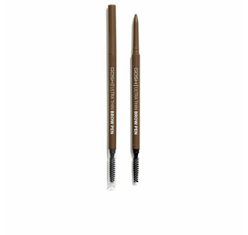 GOSH Augenbrauen-Stift Ultra Thin Brow Pen Grey Brown 0,09g von GOSH