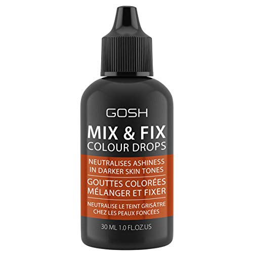 GOSH Copenhagen Mix & Fix Colour Drops Farbe: 05 Masala Inhalt: 30ml - Neutralises Ashiness in Darker Skin Tones Grundierung von GOSH