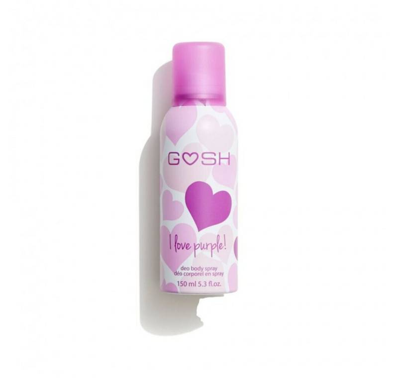 GOSH Deo-Roller I Love Purple Deodorant Spray für Frauen 150 ml von GOSH