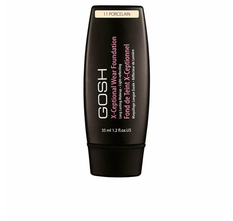 GOSH Foundation X-Ceptional Wear Foundation Long Lasting Makeup 11 Porcelain 35ml von GOSH