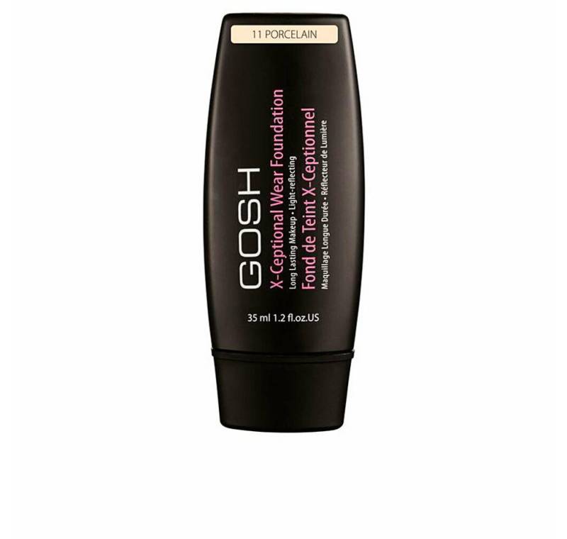 GOSH Foundation X-Ceptional Wear Foundation Long Lasting Makeup 11 Porcelain 35ml von GOSH