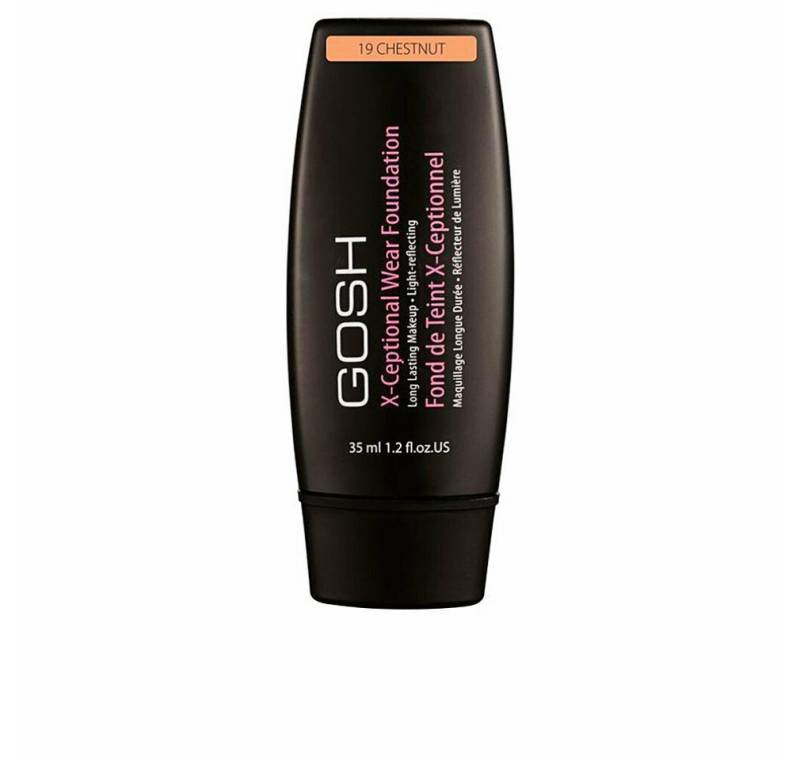 GOSH Foundation X-Ceptional Wear Foundation Long Lasting Makeup 19 Chestnut 35ml von GOSH